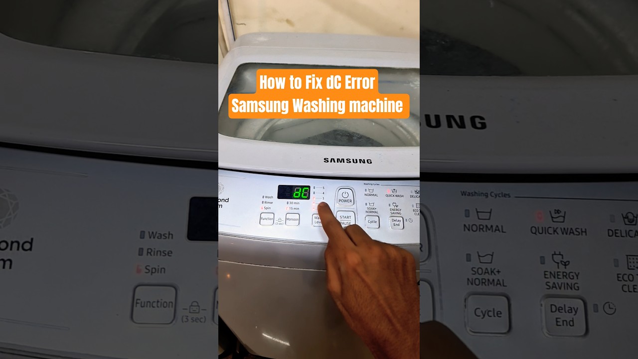 How To fix DC error in Samsung Washing machine #how #fix #error #washingmachine #samsung