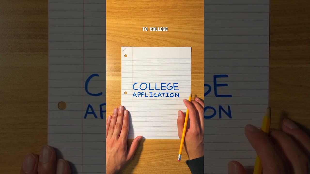 Important College Application Advice