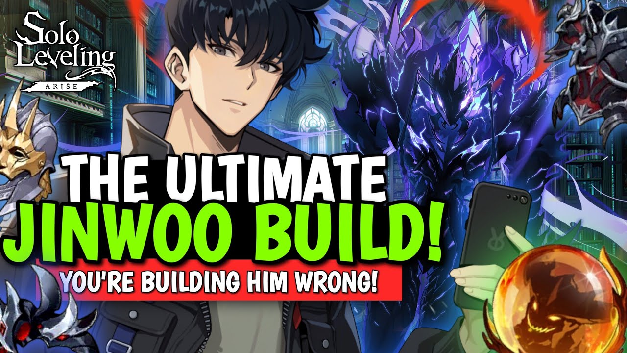 YOU'RE BUILDING SUNG JINWOO WRONG! THE ULTIMATE UPDATED JINWOO BUILD GUIDE - Solo Leveling: Arise