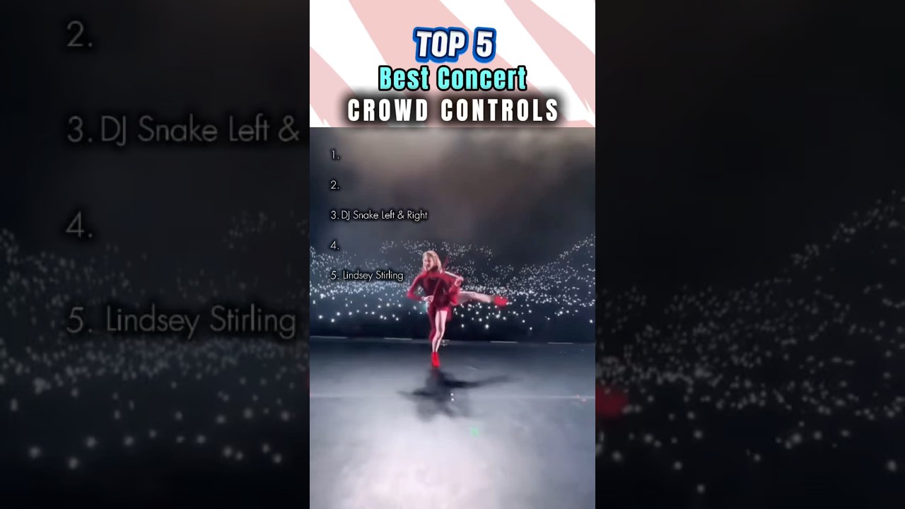 Have you seen the BEST CONCERT CROWD CONTROLS?