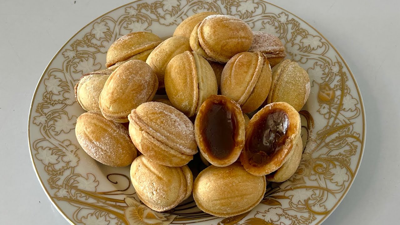 Самые вкусные орешки с варёной сгущёнкой! Рецепт Орешки! Nut Cookies with Boiled Condensed Milk