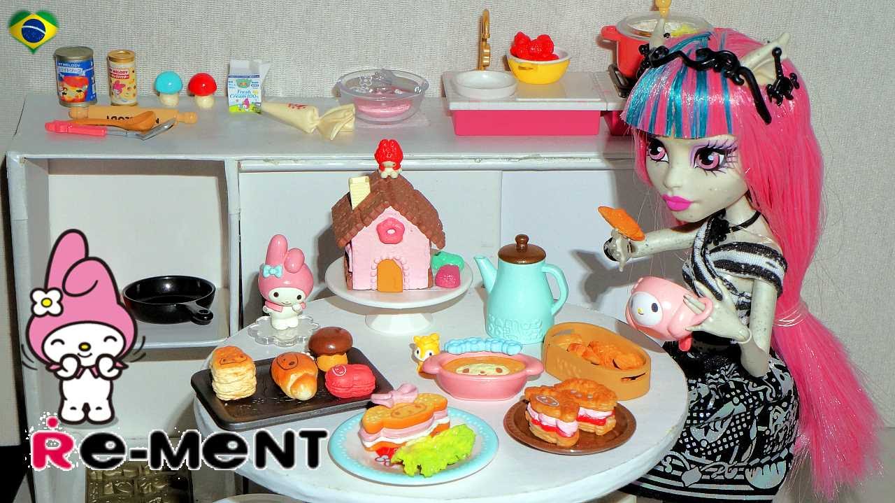 Re-ment: My Melody (Hello Kitty) Omotenashi Kitchen miniaturas unboxing