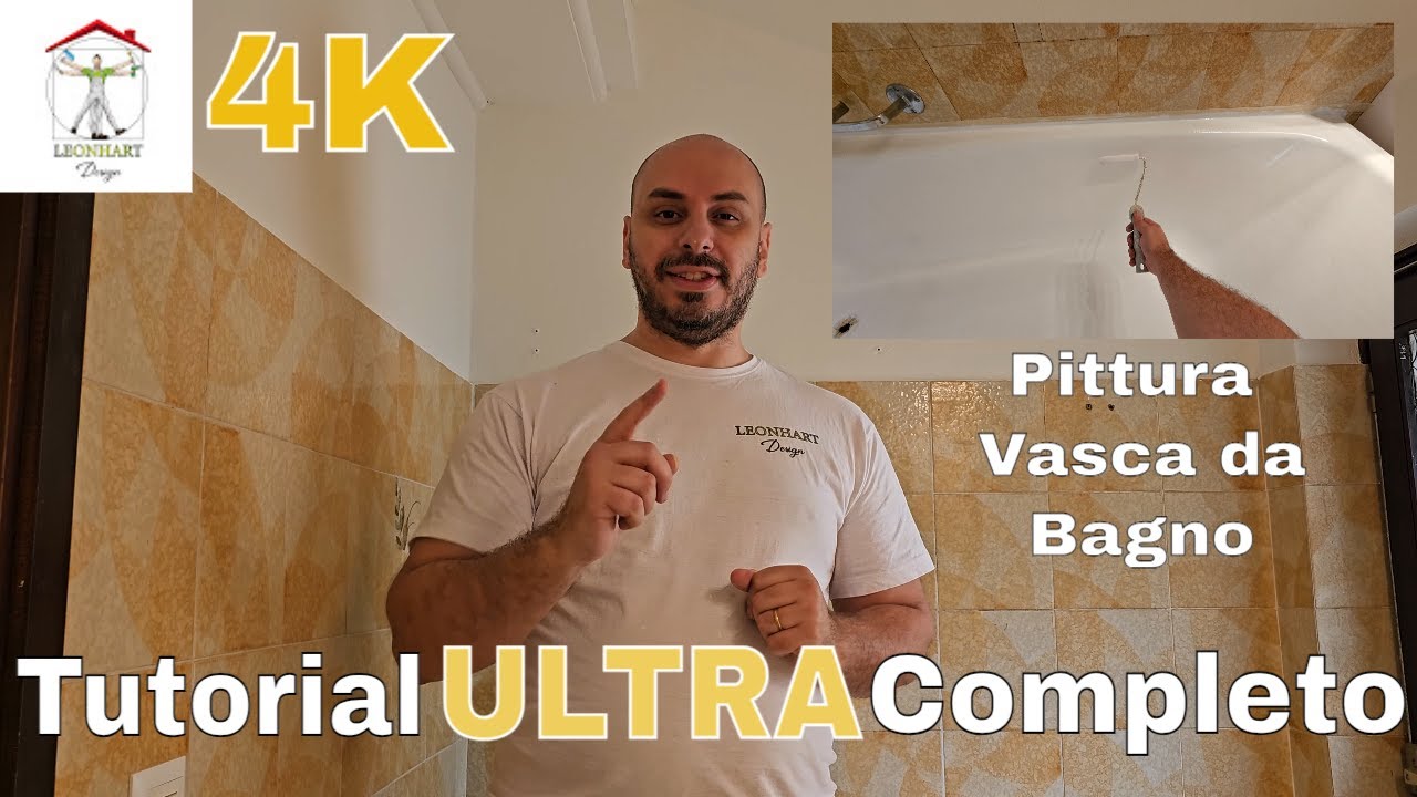 Pittura la vecchia vasca da bagno, TUTORIAL ULTRA COMPLETO.