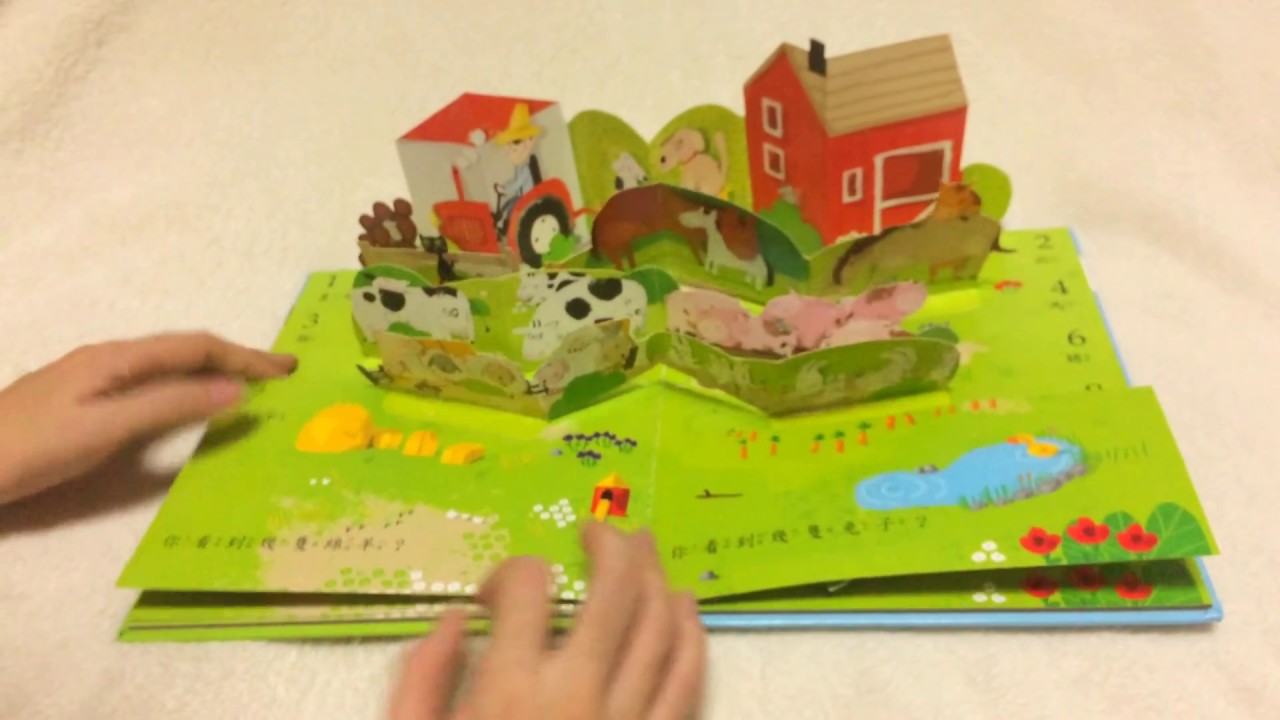 3D Pop up book - Lively Farm