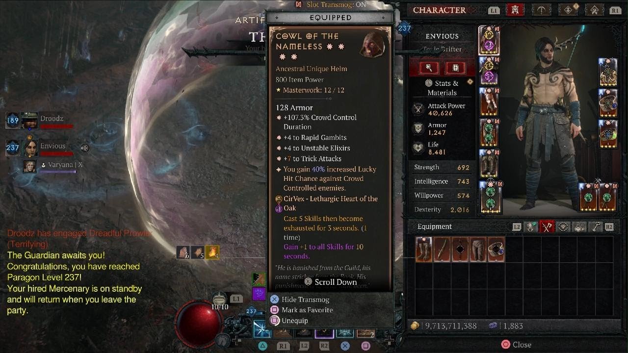 Rogue | Rain of Arrows | Pit 55 | Gear Loadout | Diablo 4