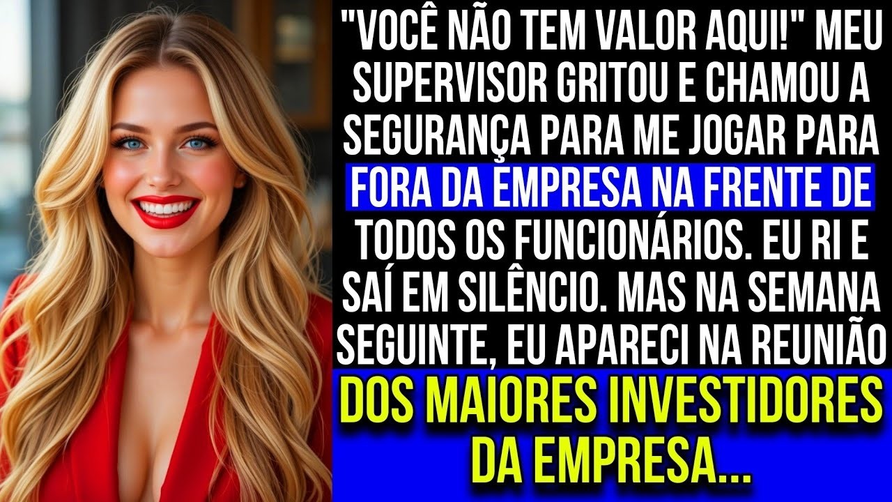 Fui demitida e humilhada na frente de todos os funcionários pelo CEO da empresa, mas uma semana