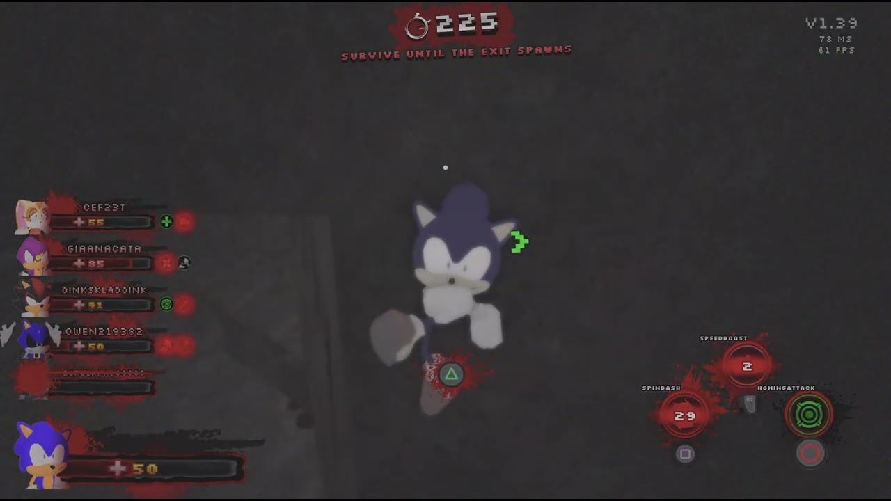 Gameplay with Sonic in TD 