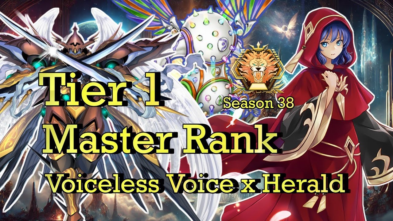 Master Rank Tier 1 | Voiceless Voice x Herald of Perfection | Master Duel Season 38