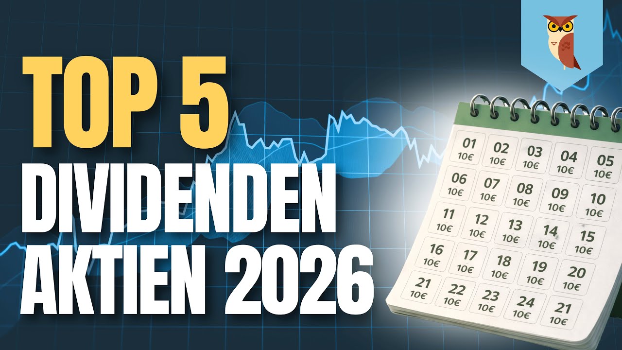 Meine Top 5 Aktien für monatliches passives Einkommen (2026)