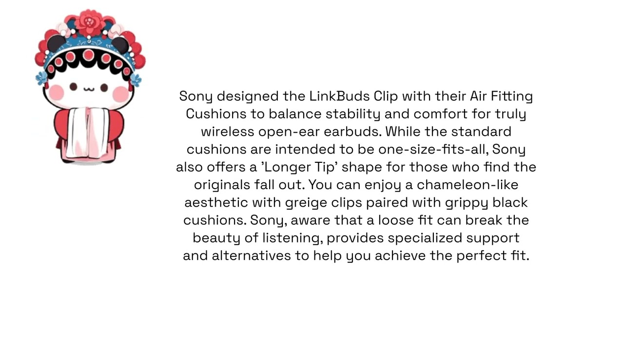 Achieving the 'Perfect Fit' with LinkBuds Clip
