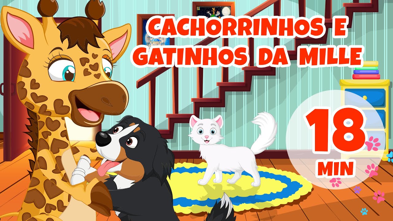 Cachorrinhos e Gatinhos da Mille - 18 min de Música e Fofura com os Filhotinhos