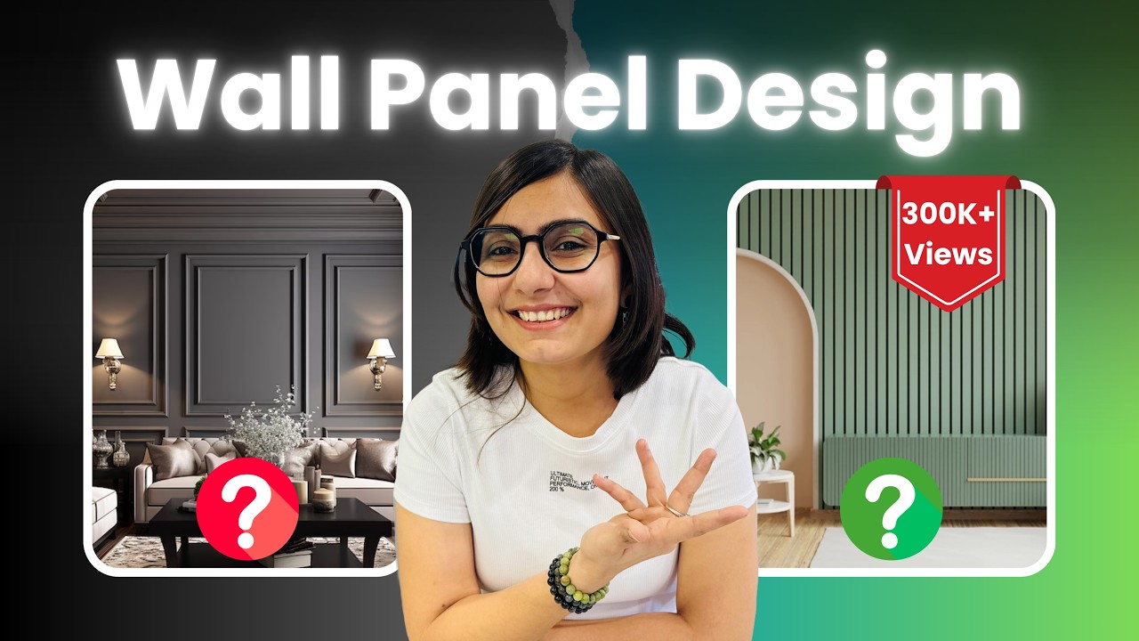 Wall Panel Design Ideas - Types, Materials & Prices | Fluted Panel TV Unit | Wall Moulding Design