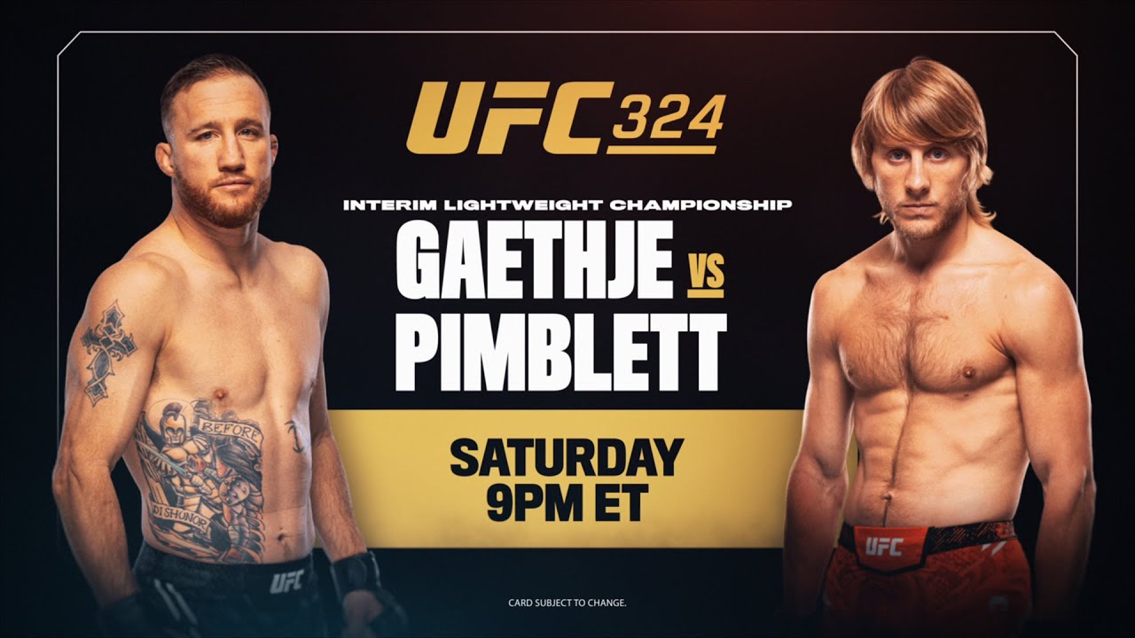 UFC 324: OFFICIAL BETS