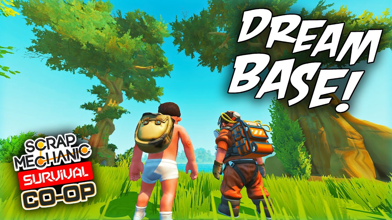 We FINALLY Found the PERFECT Base Location! (Scrap Mechanic Co-op Survival Ep.5)
