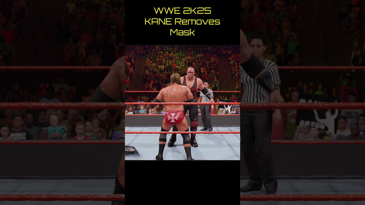 WWE 2K25 Мод "Кейн без маски" Геймплей 