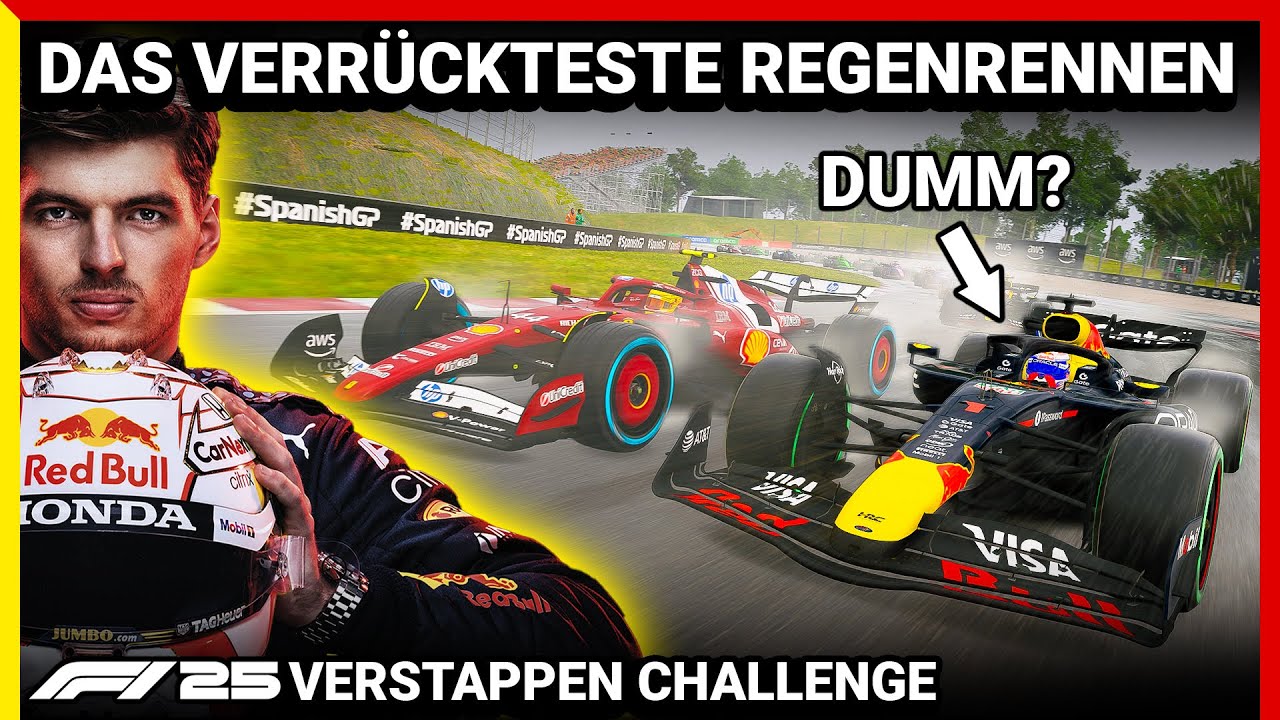 MEIN VERRÜCKTESTES REGENRENNEN 😂 F1 25 Verstappen Karriere #6
