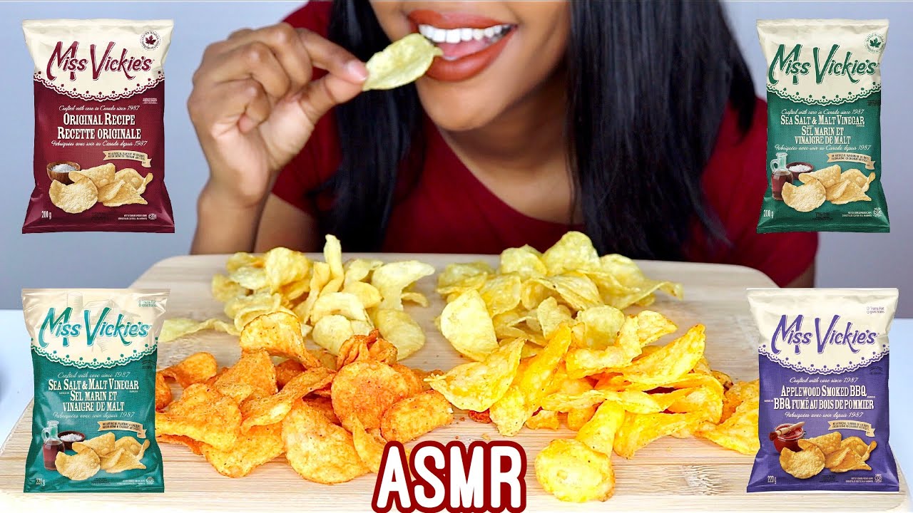 ASMR MISS VICKIE'S CHIPS MUKBANG (No Talking) *EATING SOUNDS*