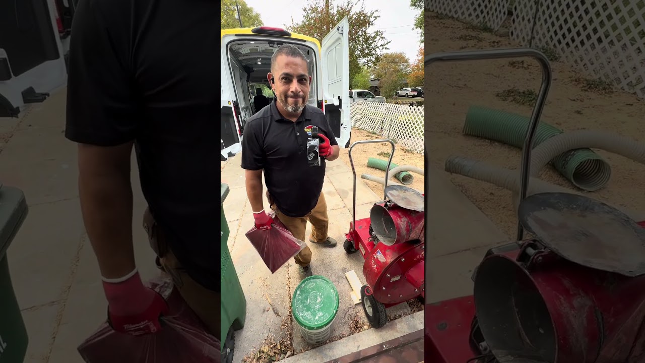 Attic Insulation Removal | Using a High-Power Insulation Vacuum in San Antonio