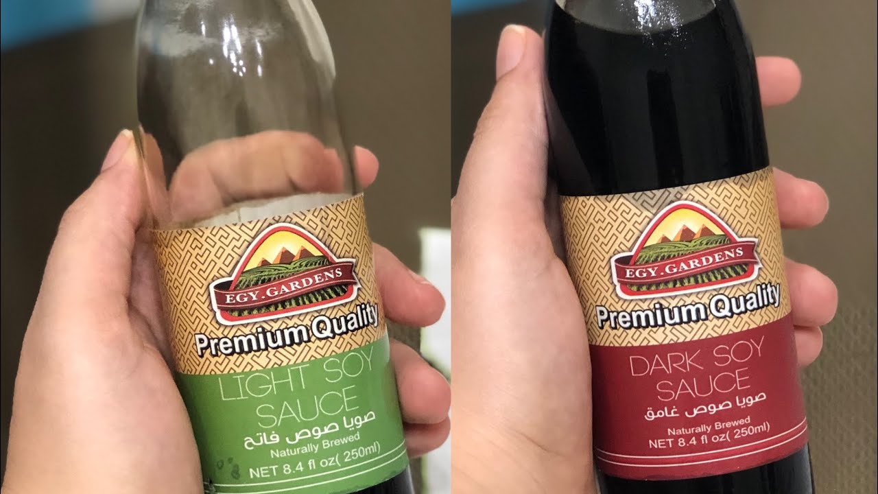 الصويا صوص الغامق والفاتح والفرق بينهم واستعمالات كل نوع وطريقه التحضير منزليا | soy sauce