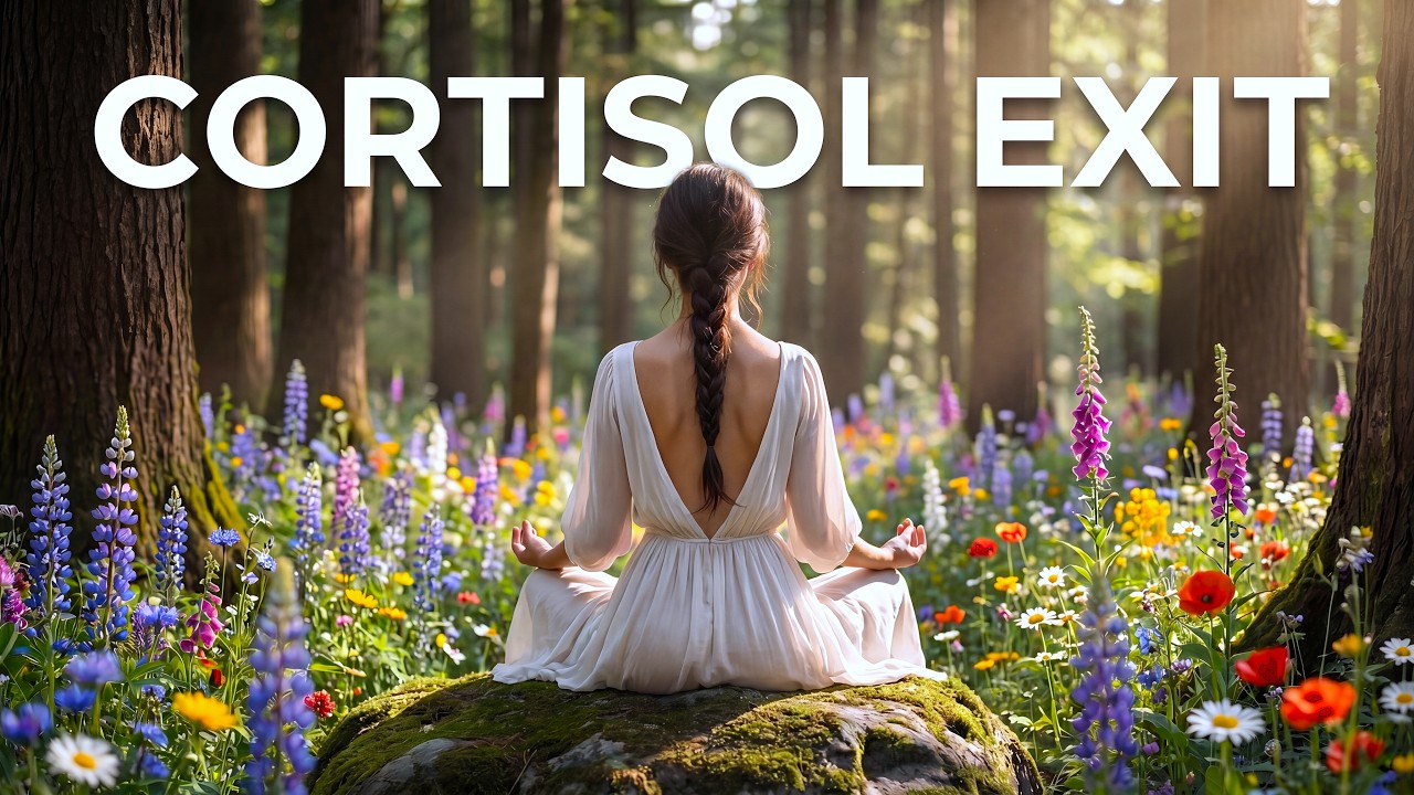CORTISOL EXIT | 3 Hour Frequency to Flush Stress Hormones & Repair Adrenals (4K)