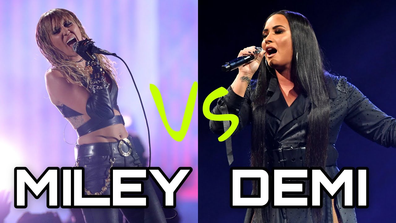 Miley Cyrus Vs Demi Lovato VOCAL BATTLE! (C#3-G#5)