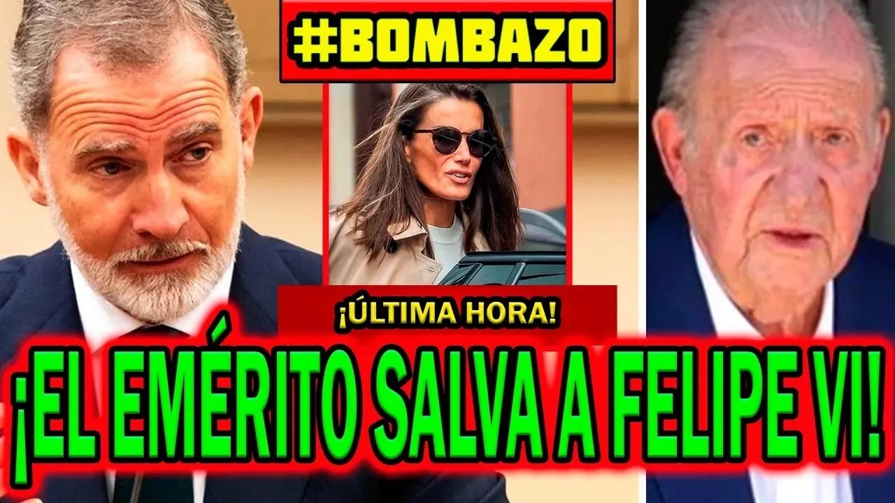 🔴¡BOMBA! EL EMÉRITO JUAN CARLOS I SALVA A FELIPE VI DE IÑAKI URDANGARIN Y LETIZIA ORTIZ CON AMANTE