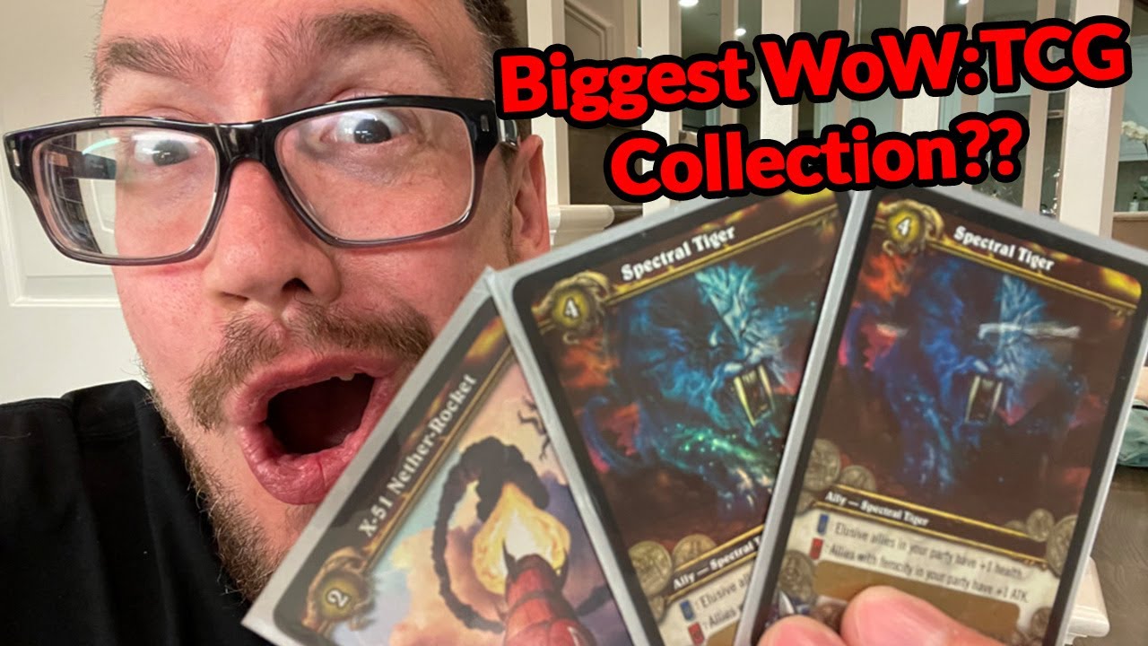Found my EPIC WoW:TCG Collection! 95 Loot Cards!