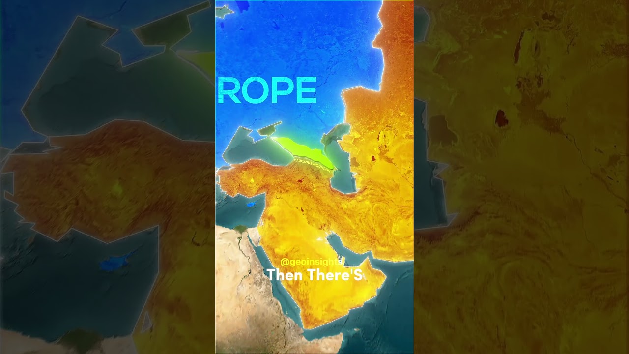 How exactly do Europe and Asia separate? 😱🔥🤔