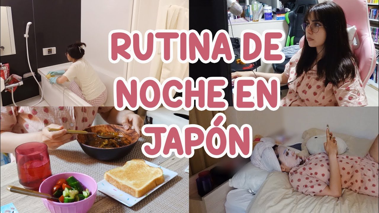 MI RUTINA DE NOCHE EN JAPÓN 🇯🇵 #VlogJapón | Juli
