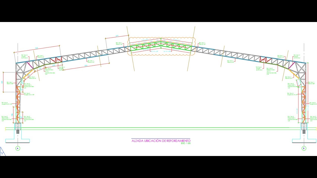 Propuesta de conexión para elementos tipo cercha | IDEA Statica | Parte1