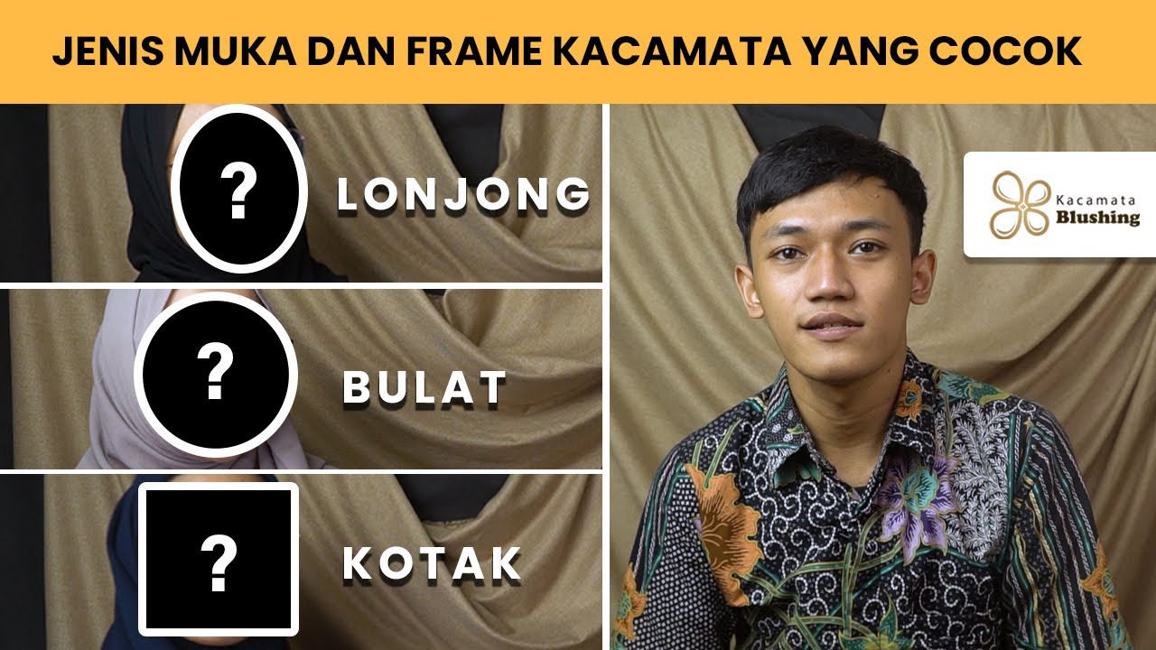 Rekomendasi Kacamata Untuk Tipe Muka Kalian