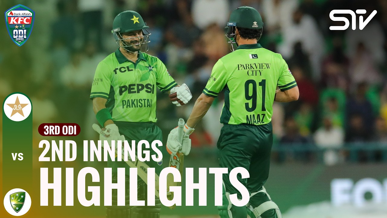 2nd Innings Highlights | Pakistan vs Australia | Match 03 | ODI Series 2026 | PCB | M9J1H