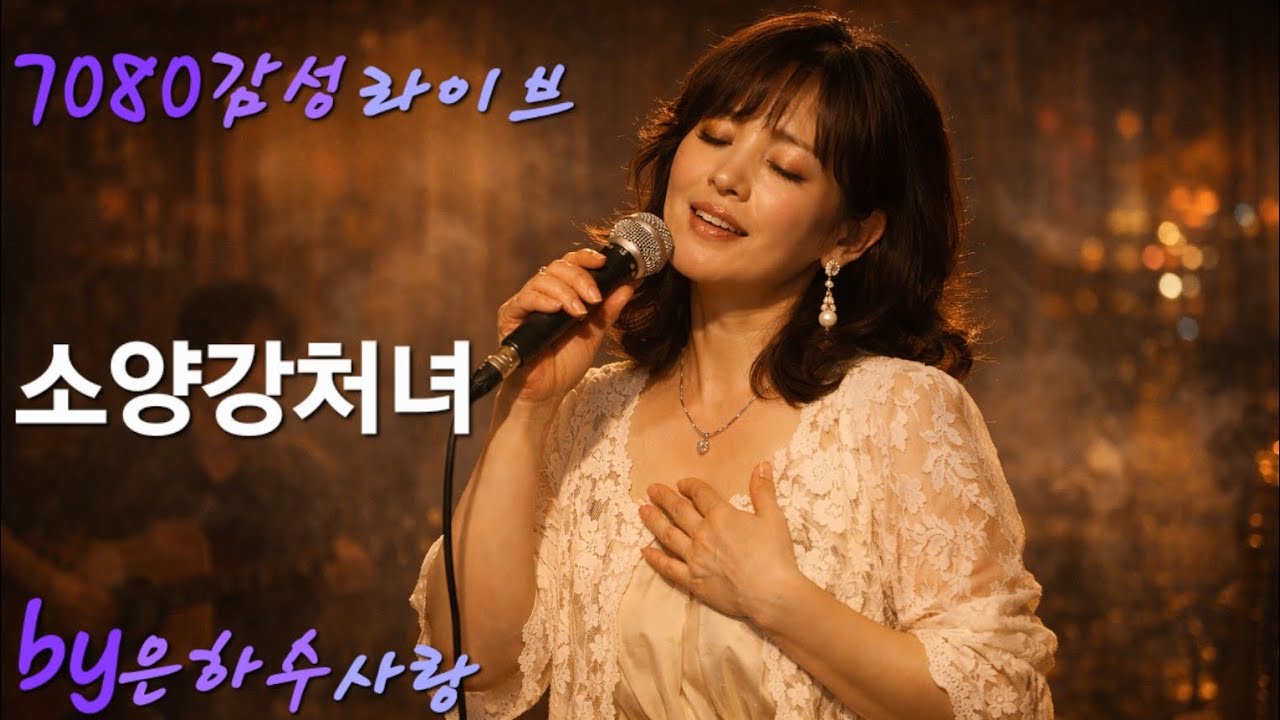 #소양강처녀(김태희)cover은하수사랑 #7080감성라이브  #7080감성트로트  #트로트 