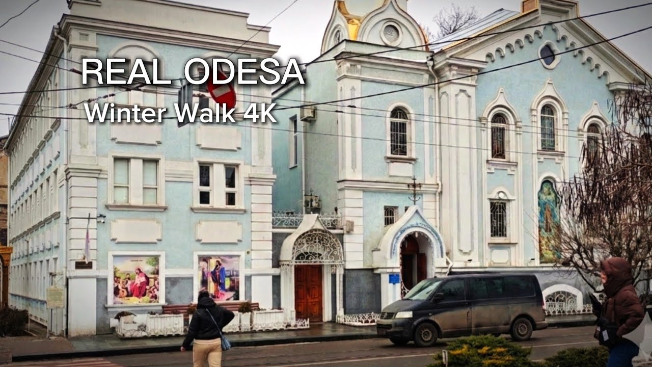 Real Odesa 🇺🇦 | Winter Walk on Kanatna Street to the Sea | 4K