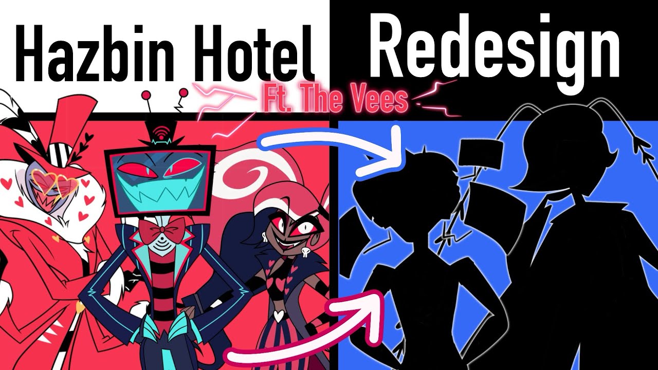 Redesigning Hazbin Hotel’s Vees!
