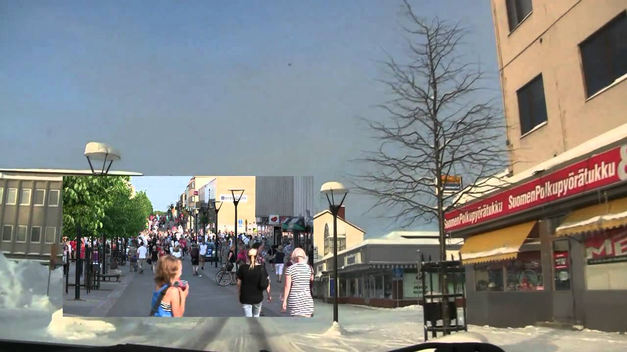 Sunnuntaikierros Varkauden kaupungissa talvella 2011