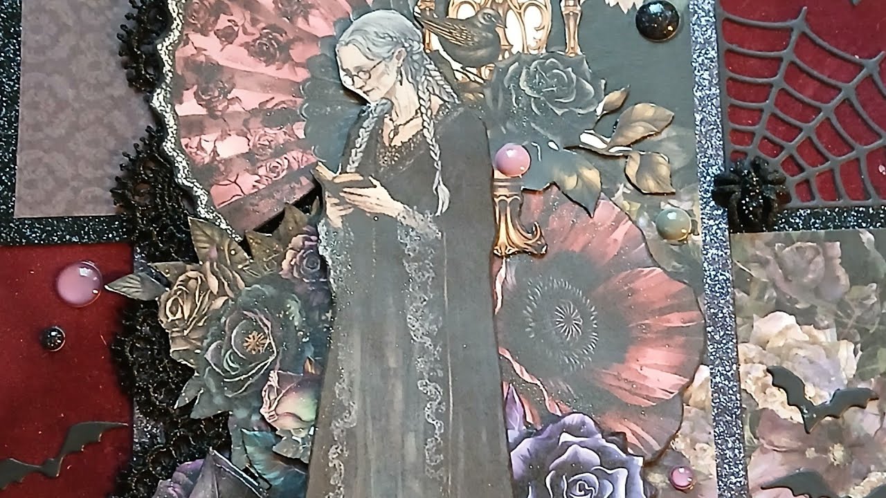 Gothic wall decor 💜 use your craft supplies
