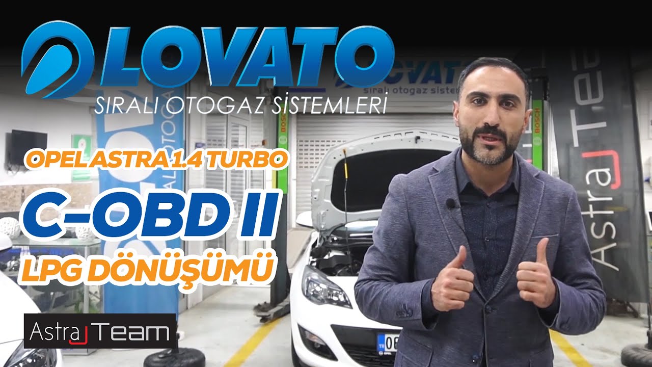 Opel Astra 1.4 Turbo 140 hp Lovato C-OBD Lpg Montajı