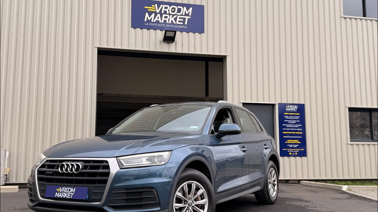 AUDI Q5 QUATTRO - 2.2 L TDI - 190 ch - 2017 - BVA - ATTELAGE RETRACTABLE 