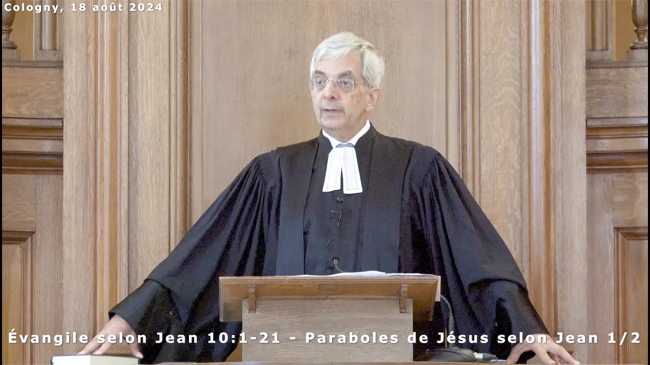 Un bon berger et une porte pour les brebis(Jean 10:1-21 - Paraboles de Jésus selon Jean 1/2)