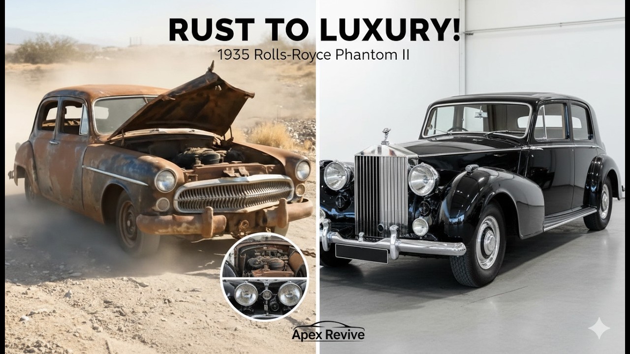 1935 Rolls-Royce Phantom II - Full Restoration (AI ASMR) | Apex Revive