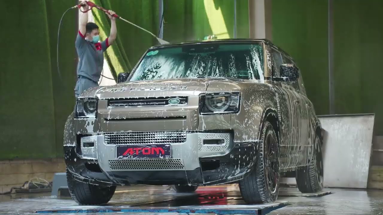 Vệ sinh khoang m&aacute;y &ocirc; t&ocirc; CHUẨN CHỈNH tại ATOM Premium Auto Services | Quy tr&igrave;nh 8 bước