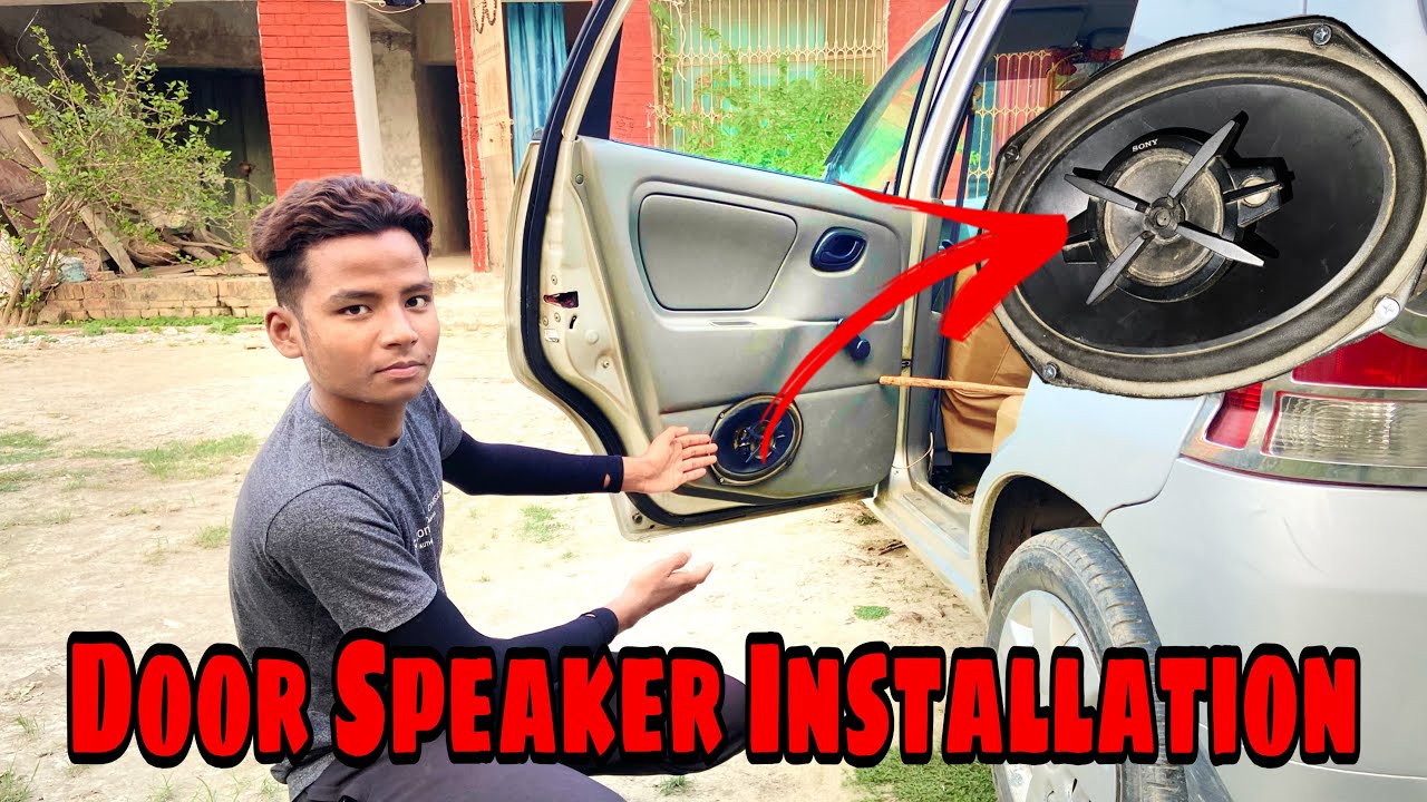 Speaker installation in door in Alto k10 2013 | By Mr.Aman Prakash | 