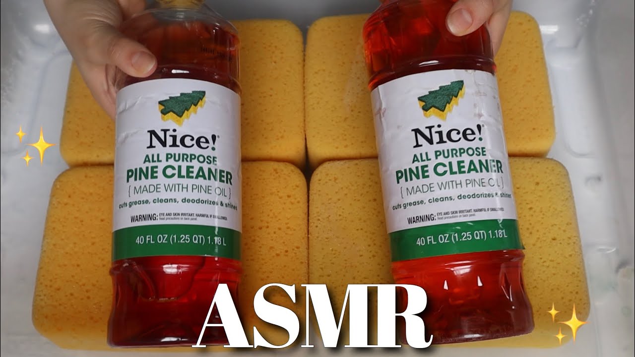 ✨🌲 ASMR DOUBLE NICE PINE SQUEEZING 🌲✨