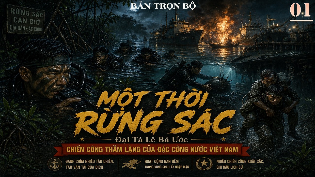 ( Trọn Bộ ) Hồi Ký Đặc Công Nước MỘT THỜI RỪNG SÁC Phần 01 | Đại Tá Lê Bá Ước