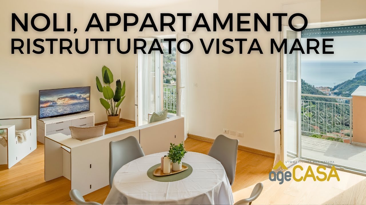 Liguria: Appartamento vista mare nell'entroterra di Noli 