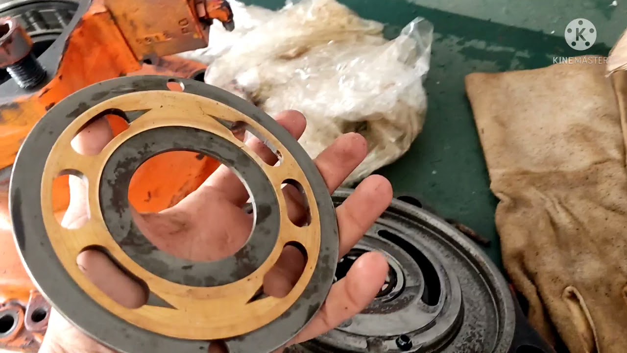 Muito cuidado na hora de trocar o orings da tampa do motor de giro da escavadeira FH200😭