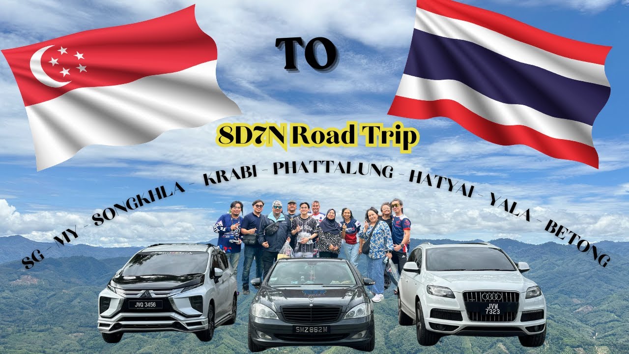 Thailand Trip 2024: Drive from Singapore 🇸🇬 - Thailand 🇹🇭