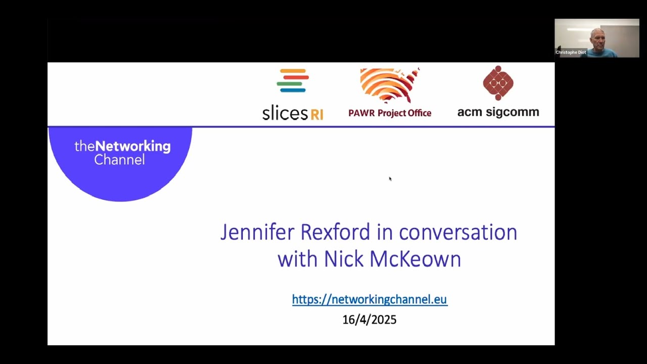 Jennifer Rexford in conversation with Nick McKeown