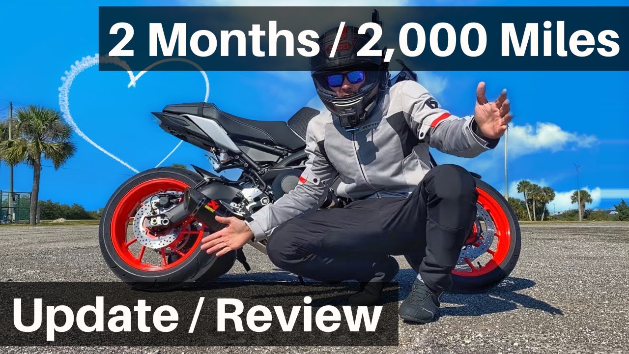 Yamaha MT09 | Quickshifter + FXCNC Steering Damper Update/Review | 2 Months/2,000 Miles | MotoVlog